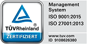 Managed Hosting ISO 27001 IT Sicherheit ISO 9001 Qualitätsmanagement zertifiziert